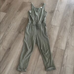 Caslon Olive Green Sleeveless Jumpsuit